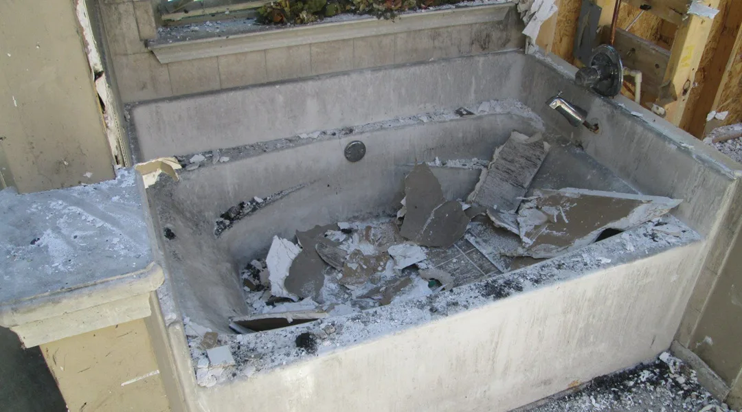 Before restoration project by MRC Construction